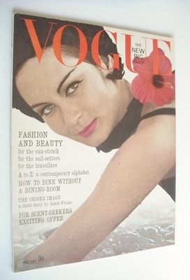 British Vogue magazine - July 1963 (Vintage Issue)