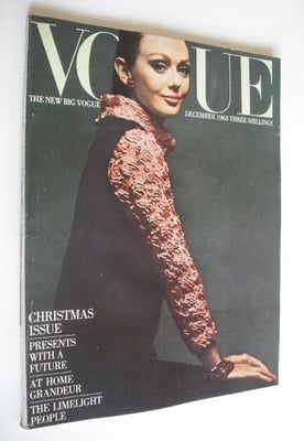 British Vogue magazine - December 1963 (Vintage Issue)