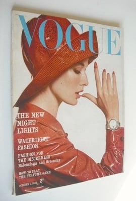 British Vogue magazine - 1 October 1963 (Vintage Issue)