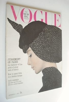 British Vogue magazine - 1 September 1963 (Vintage Issue)