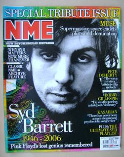 NME magazine - Syd Barrett cover (22 July 2006)