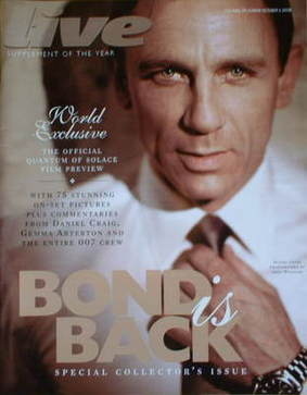 Live magazine - Daniel Craig cover (5 October 2008)