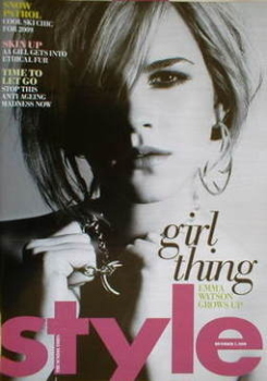 Style magazine - Emma Watson cover (7 December 2008)