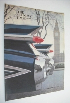 The Sunday Times Colour Section magazine - How American Are We cover (8 April 1962)