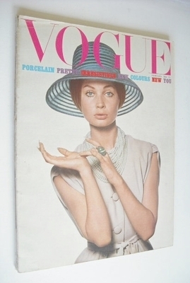 British Vogue magazine - February 1965 - Sue Murray cover