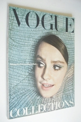 British Vogue magazine - 1 March 1965 - Beate Schultz cover