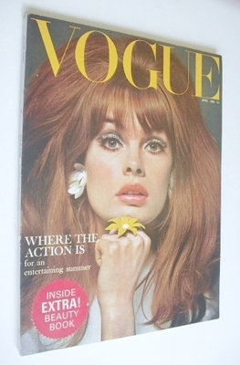 British Vogue magazine - June 1965 - Jean Shrimpton cover