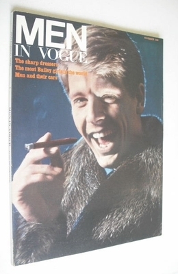Men In Vogue magazine - November 1965 - Edward Fox cover