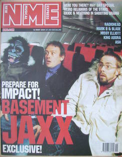 NME magazine - Basement Jaxx cover (12 May 2001)