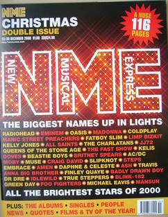 <!--2000-12-23-->NME magazine - Christmas double issue (23/30 December 2000