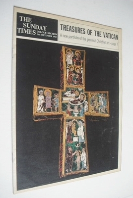 <!--1962-09-09-->The Sunday Times Colour section - Treasures Of The Vatican