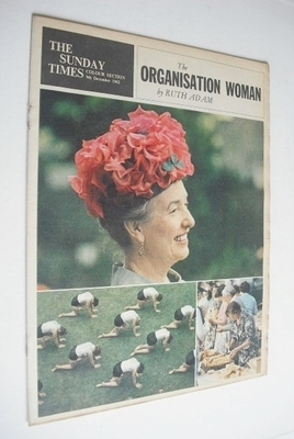 The Sunday Times Colour section - The Organisation Woman cover (9 December 1962)
