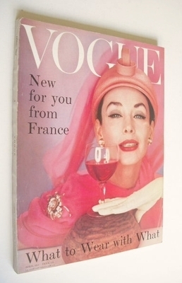 British Vogue magazine - April 1957 (Vintage Issue)
