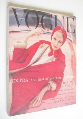British Vogue magazine - November 1957 (Vintage Issue)
