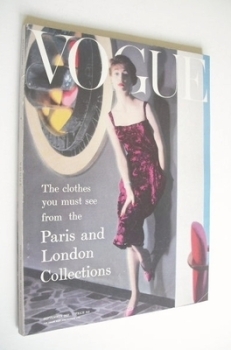 British Vogue magazine - September 1957 (Vintage Issue)