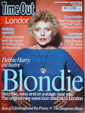 <!--2007-07-18-->Time Out magazine - Debbie Harry cover (18-24 July 2007)