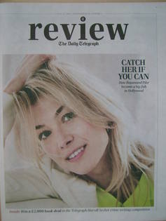 The Daily Telegraph Review newspaper supplement - 13 July 2013 - Rosamund Pike cover