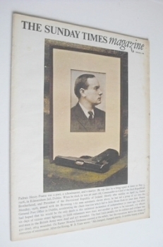 The Sunday Times magazine - Padraic Henry Pearse cover (6 February 1966)