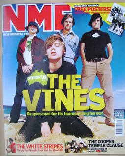 NME magazine - The Vines cover (12 October 2002)