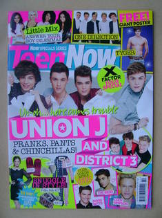 Teen Now magazine - Union J cover (March 2013)