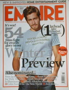Empire magazine - Jake Gyllenhaal cover (November 2005 - Issue 197)