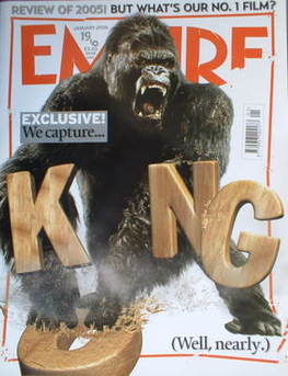 Empire magazine - King Kong cover (January 2006 - Issue 199)