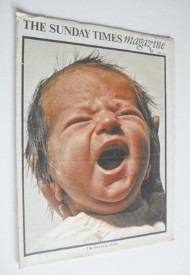 The Sunday Times magazine - The First Year Of Life cover (6 March 1966)