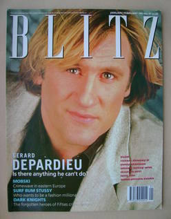 Blitz magazine - January / February 1991 - Gerard Depardieu cover