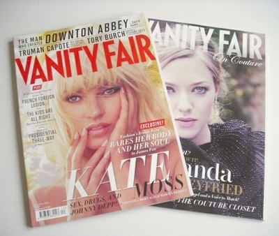 Vanity Fair magazine - Kate Moss cover (December 2012)