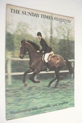The Sunday Times magazine - Showjumping cover (17 July 1966)