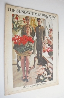 The Sunday Times magazine - Mayfair, End Of The Myth cover (31 July 1966)