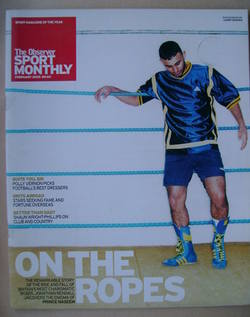 The Observer Sport Monthly magazine - Prince Naseem Hamed cover (February 2