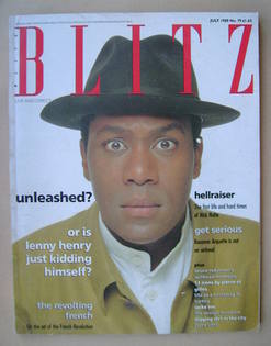 Blitz magazine - July 1989 - Lenny Henry cover