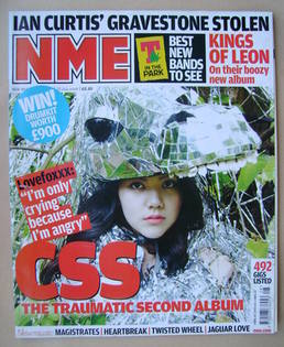 NME magazine - CSS cover (12 July 2008)