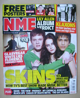 NME magazine - Skins cover (7 February 2009)
