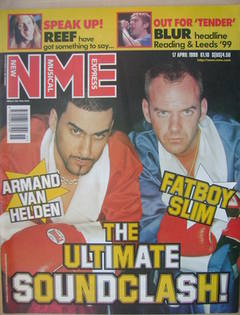 <!--1999-04-17-->NME magazine - Armand Van Helden and Fatboy Slim cover (17