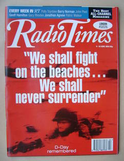 Radio Times magazine - D-Day Remembered cover (4-10 June 1994)