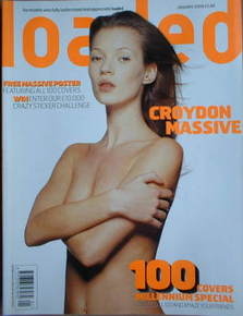 <!--2000-01-->Loaded magazine - Kate Moss cover (January 2000)