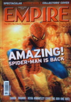 Empire magazine - Spiderman cover (August 2004 - Issue 182)