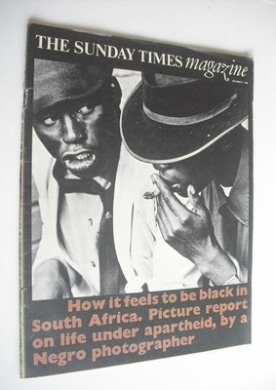 The Sunday Times magazine - South Africa cover (27 November 1966)