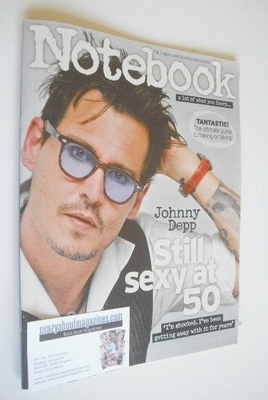 Notebook magazine - Johnny Depp cover (4 August 2013)