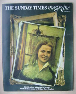 The Sunday Times magazine - Rose Dugdale cover (18 August 1974)