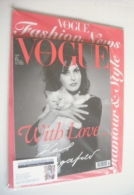 <!--2013-07-->German Vogue magazine - July 2013 - Linda Evangelista cover