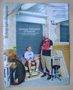 Telegraph magazine - Dinos Chapman and Jake Chapman cover (10 August 2013)