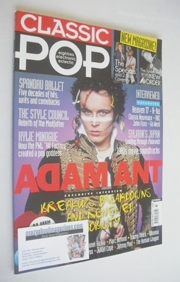 <!--2013-03-->Classic Pop magazine - Adam Ant cover (March/April 2013)