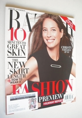 Harper's Bazaar magazine - June 2013 - Christy Turlington cover