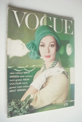 vogue 1961 issue british february magazine