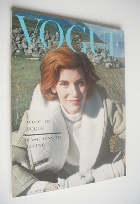 British Vogue magazine - 15 October 1961 (Vintage Issue)