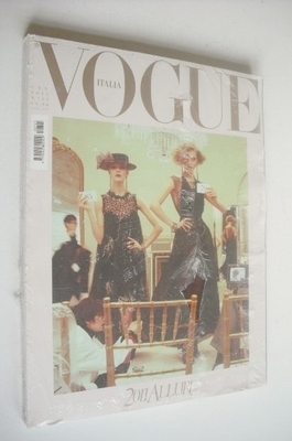 Vogue Italia magazine - January 2011 - Freja Beha Erichsen and Arizona Muse cover