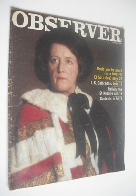 The Observer magazine - A Lady For A Day cover (24 March 1974)